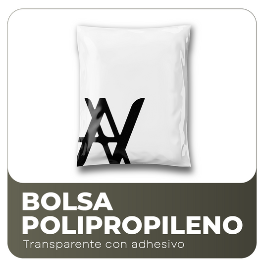 Bolsas Polipropileno transparente con adhesivo Remera/Buzo/Lenceria